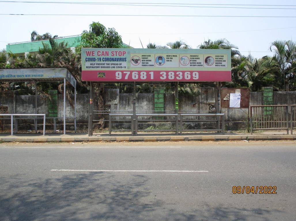 Bus Queue Shelter - Veer Wajekar College Funde Phata Towards Ulwe, Ulwe, Navi Mumbai, Maharashtra Bus Queue Shelter - Veer Wajekar College Funde Phata Towards Ulwe, Ulwe, Navi Mumbai, Maharashtra