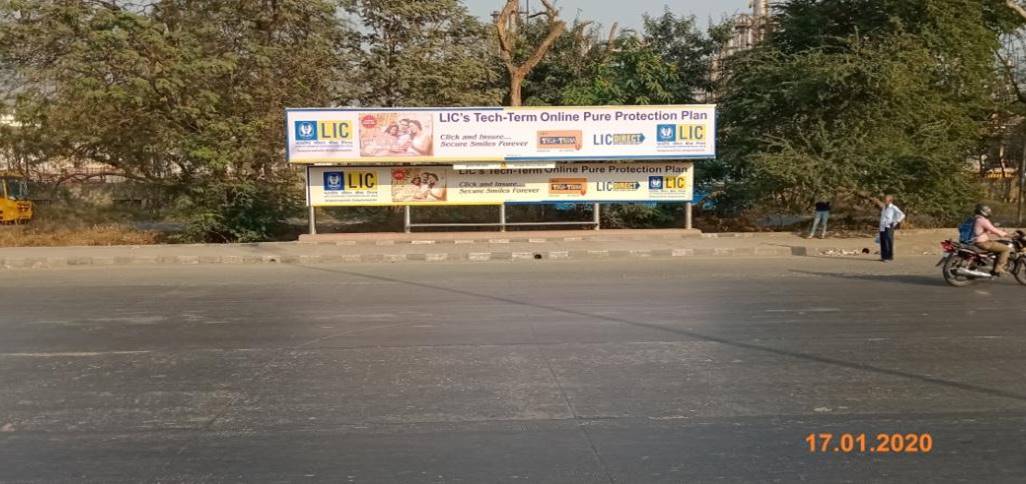 BQS - Outside railway station, Juinagar, Navi Mumbai, Maharashtra BQS - Outside railway station, Juinagar, Navi Mumbai, Maharashtra