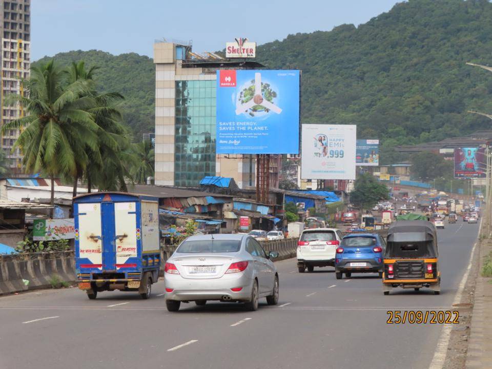 Billboard - W.E.H. Mira Road,  Kashi Mira Flyover (Site No. 2) - Dahisar to Thane,  Vasai,   MIRA ROAD,   MUMBAI,   Maharashtra