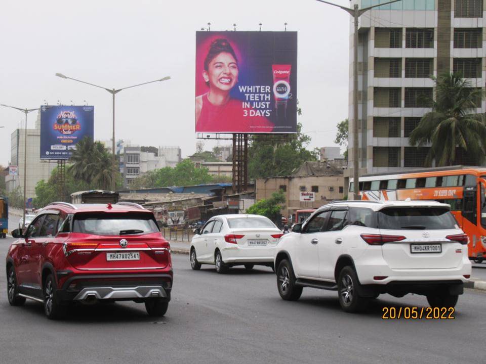 Billboard - W.E.H. Mira Road, Kashi Mira Flyover (Site No. 2) - Thane, Vasai to Checknaka, MIRA ROAD, MUMBAI, Maharashtra Billboard - W.E.H. Mira Road, Kashi Mira Flyover (Site No. 2) - Thane, Vasai to Checknaka, MIRA ROAD, MUMBAI, Maharashtra