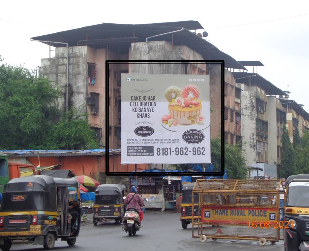 Billboard - Main Market - Corner of Sec 2, Mira Road, MUMBAI, Maharashtra Billboard - Main Market - Corner of Sec 2, Mira Road, MUMBAI, Maharashtra