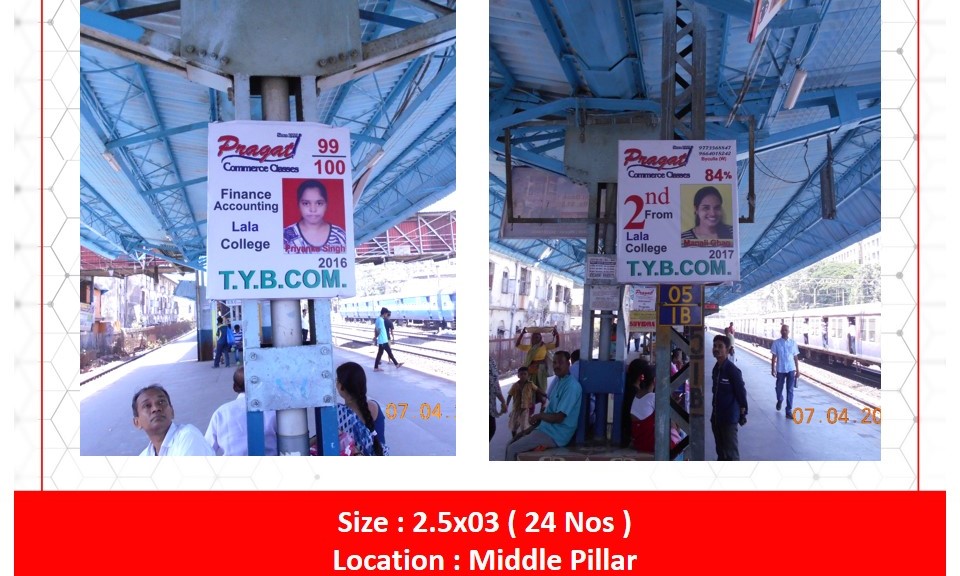 Billboard - Middle pillars - Middle pillars, Chinchpokli, MUMBAI, Maharashtra Billboard - Middle pillars - Middle pillars, Chinchpokli, MUMBAI, Maharashtra