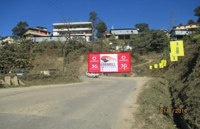 Billboard - Kohima Town Entry Naga Hospital, Kohima, Nagaland Billboard - Kohima Town Entry Naga Hospital, Kohima, Nagaland