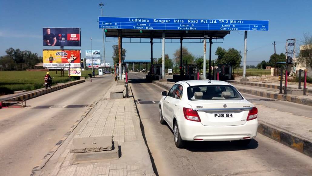 Unipole - Dhuri Toll Plaza, Dhuri, Punjab