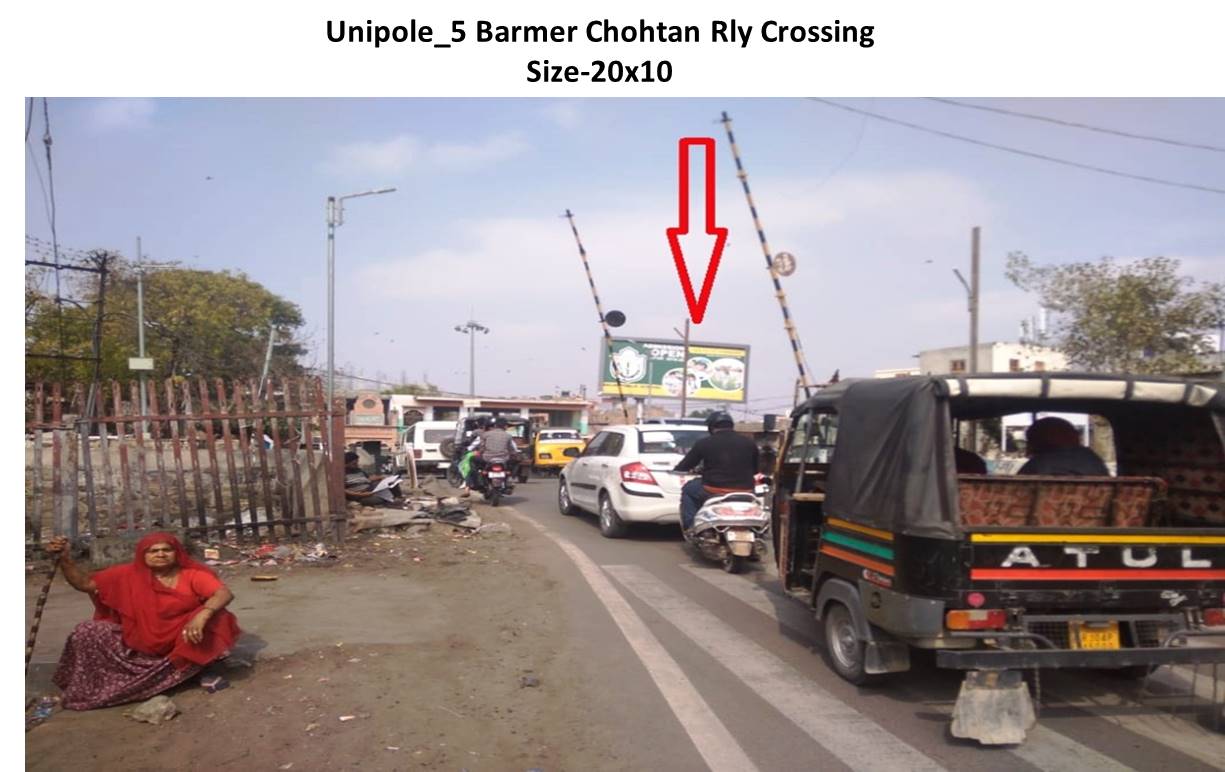Unipole - Barmer Chohtan Rly Crossing, Barmar, Rajasthan Unipole - Barmer Chohtan Rly Crossing, Barmar, Rajasthan