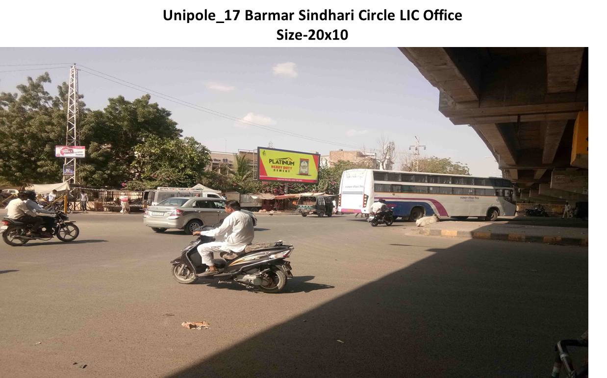 Unipole - Barmar Sindhari Circle Lic Office, Barmar, Rajasthan Unipole - Barmar Sindhari Circle Lic Office, Barmar, Rajasthan