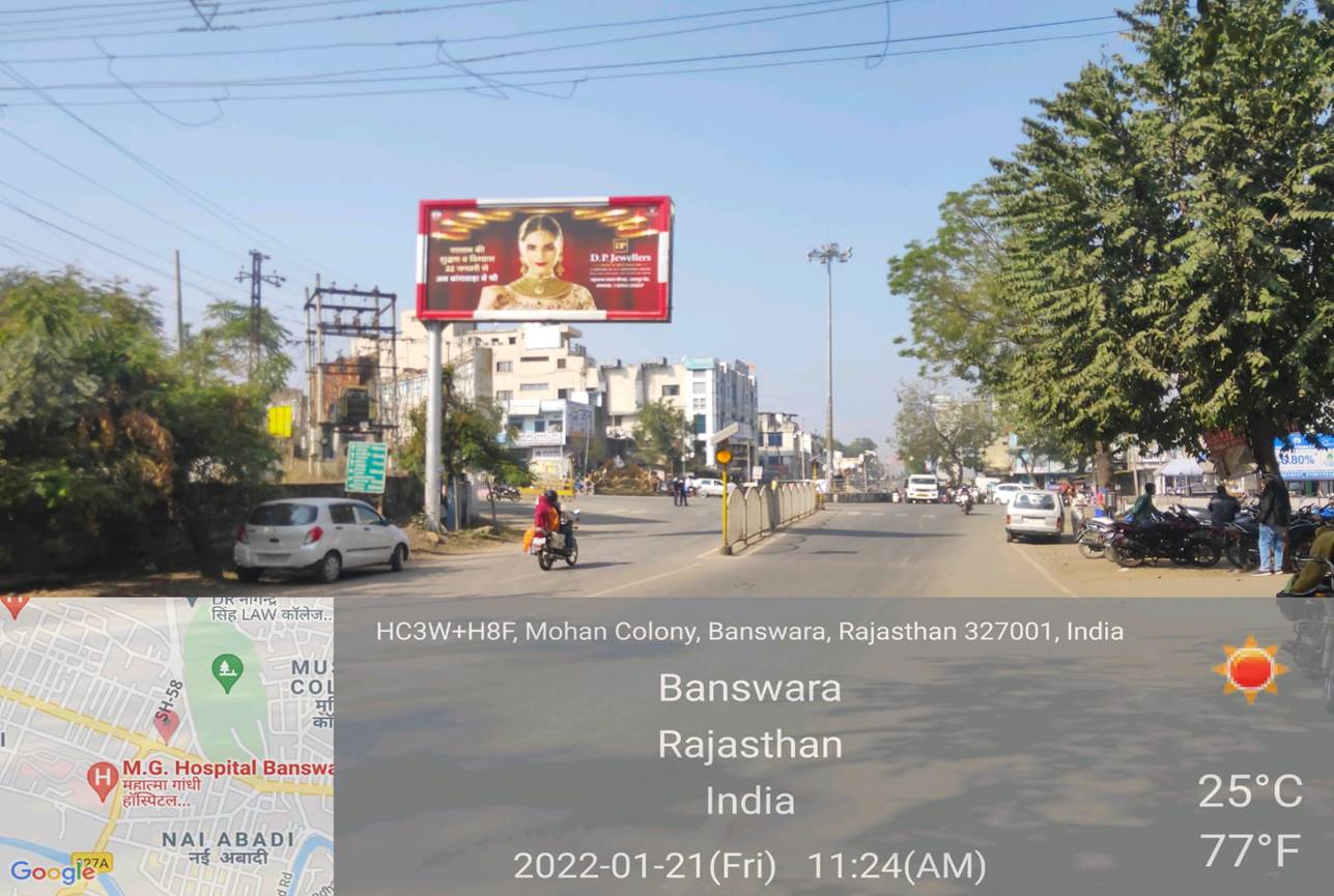 Unipole - Mohon Colony Circle,  Back, Banswara, Rajasthan