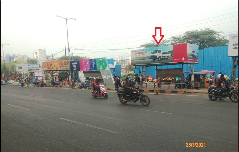 Bus Shelter - KothapetNtr market kothapet twrds lb nagar 2nd Loc, Hyderabad, Telangana