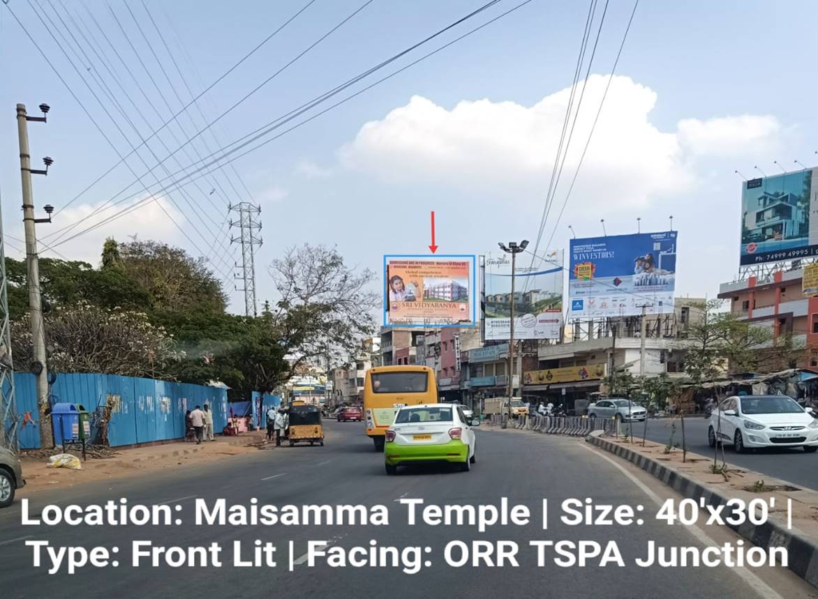 Billboard - Maisamma Temple, Hyderabad, Telangana Billboard - Maisamma Temple, Hyderabad, Telangana