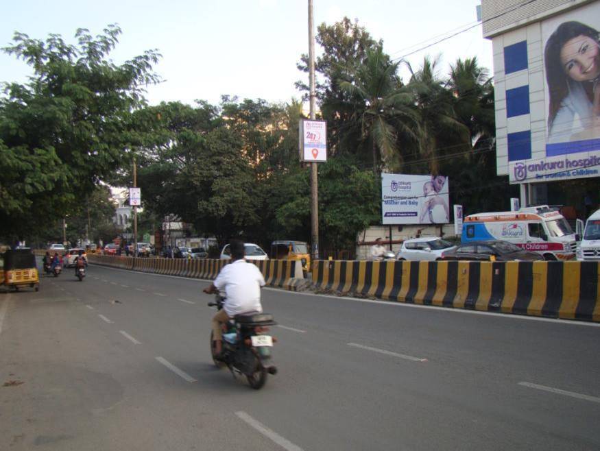 "Pole kiosks - Banjara Hills Road No.1 towards Century Hospital-3x4, Hyderabad, Telangana" "Pole kiosks - Banjara Hills Road No.1 towards Century Hospital-3x4, Hyderabad, Telangana"