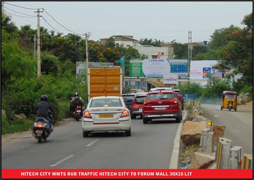 Billboard - Hitec city towards forum (traffic hitech city to forum mall), Hyderabad, Telangana Billboard - Hitec city towards forum (traffic hitech city to forum mall), Hyderabad, Telangana