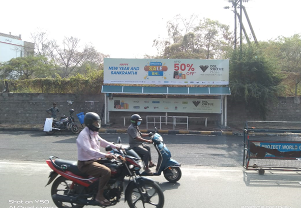 Bus Shelter - Tarnaka Manikesawnagar (OU Campus),  Hyderabad, Telangana