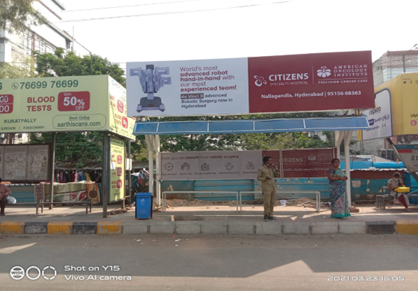Bus Shelter - KPHB-RS Brothers, Hyderabad, Telangana Bus Shelter - KPHB-RS Brothers, Hyderabad, Telangana