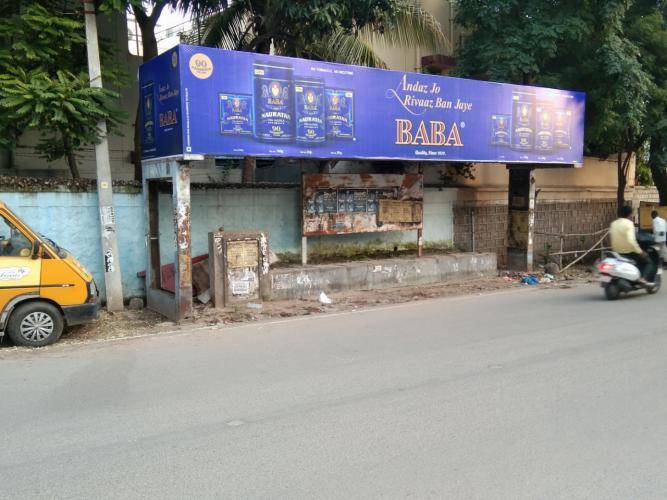 Bus Shelter Modern - A O C Centre-Towards AOC Centre, Hyderabad, Telangana