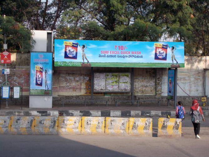 Bus Shelter Modern - Allugaddabavi-Towards Mettuguda, Hyderabad, Telangana Bus Shelter Modern - Allugaddabavi-Towards Mettuguda, Hyderabad, Telangana