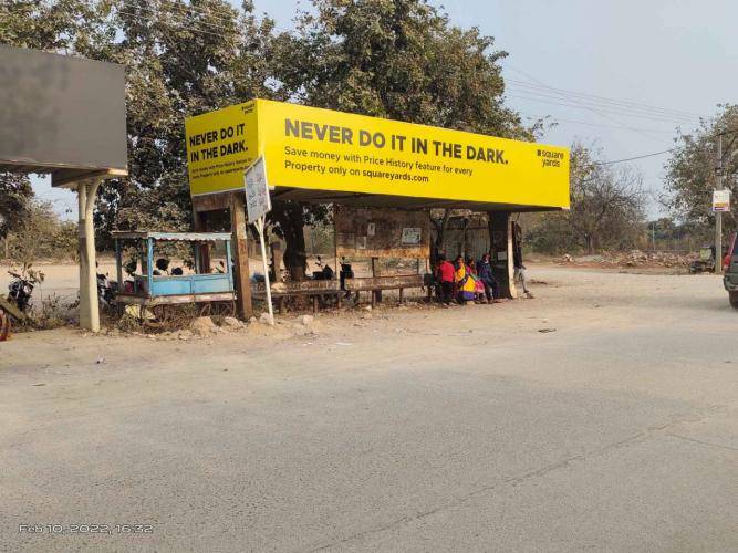 Bus Shelter Modern - Chilukuru Balaji Temple Road,  Infront Balaji Temple-Towards X Road, Hyderabad, Telangana