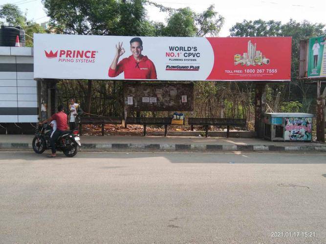 Bus Shelter Modern - Chilukuru Road, Near Shadan Medical College, Opp. Aaramisamma Temple -Towards Chilukuru, Hyderabad, Telangana Bus Shelter Modern - Chilukuru Road, Near Shadan Medical College, Opp. Aaramisamma Temple -Towards Chilukuru, Hyderabad, Telangana