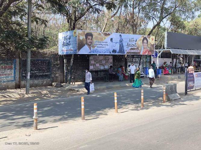 Bus Shelter Modern - Chintal-Towards Jeedimetla, Hyderabad, Telangana Bus Shelter Modern - Chintal-Towards Jeedimetla, Hyderabad, Telangana