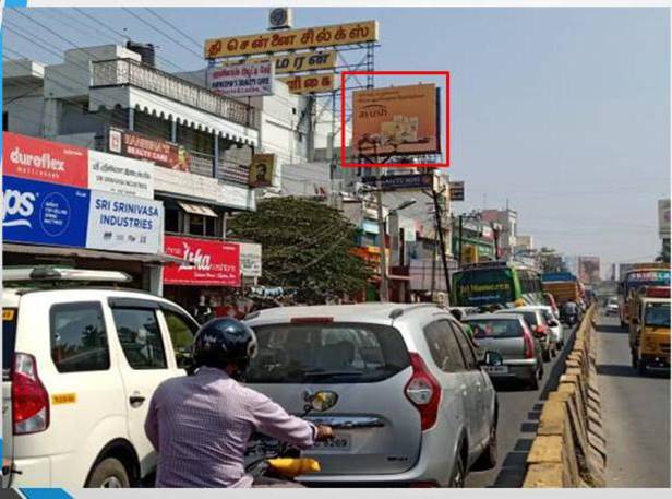 Hoarding - 5 Roads Near Chennai silks, Salem, Tamilnadu Hoarding - 5 Roads Near Chennai silks, Salem, Tamilnadu