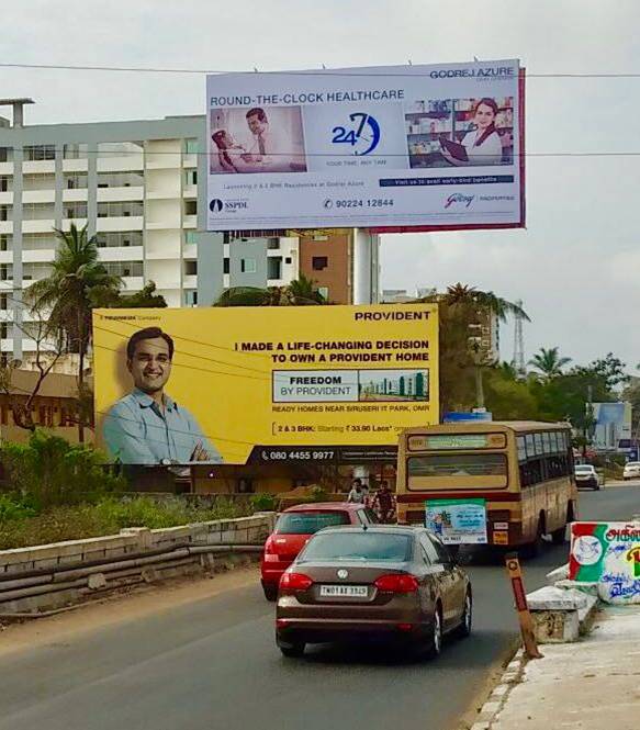 Unipole - Kazhipadur towards Kelambakkam, Chennai, Tamilnadu Unipole - Kazhipadur towards Kelambakkam, Chennai, Tamilnadu