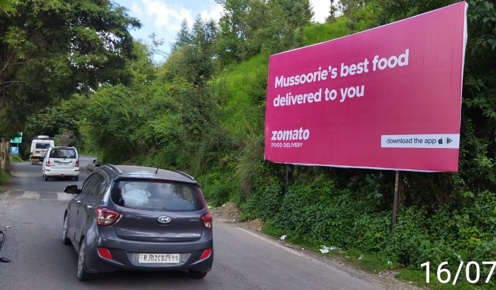 Billboard-Near JW Marriott Hotel, Mussoorie, Uttarakhand Billboard-Near JW Marriott Hotel, Mussoorie, Uttarakhand