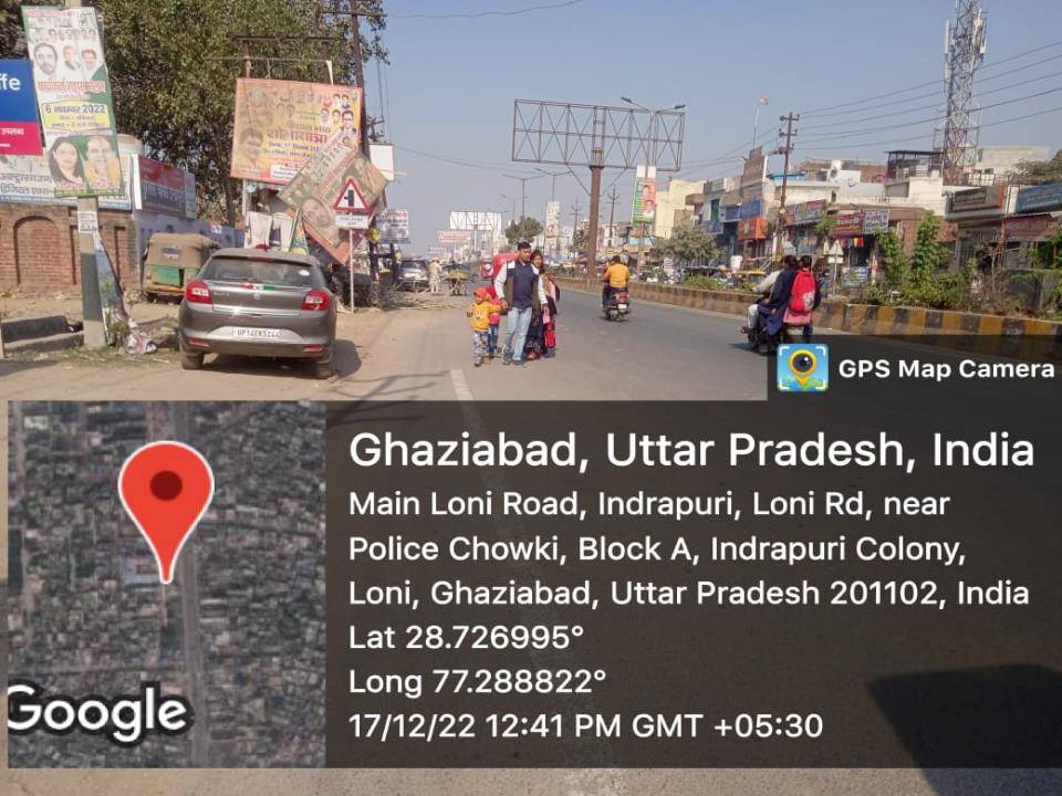 Unipole - Indirapuri Police Chowki,, Ghaziabad, Uttar Pradesh Unipole - Indirapuri Police Chowki,, Ghaziabad, Uttar Pradesh