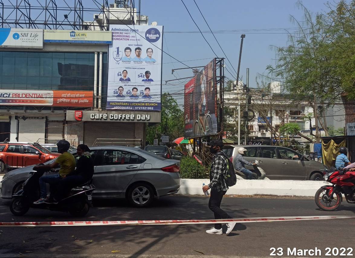 Billboard - Opposite Saharaganj Mall, Lucknow, Uttar Pradesh Billboard - Opposite Saharaganj Mall, Lucknow, Uttar Pradesh