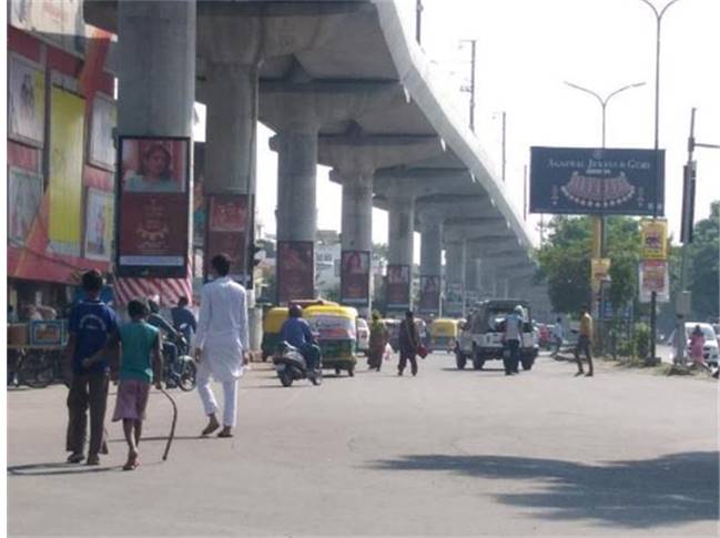 Metro Pillar - Munshipulia Station, Lucknow, Uttar Pradesh Metro Pillar - Munshipulia Station, Lucknow, Uttar Pradesh