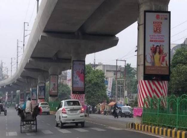 Metro Pillar - Transport Nagar, Lucknow, Uttar Pradesh Metro Pillar - Transport Nagar, Lucknow, Uttar Pradesh