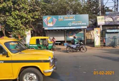 Bus Shelter - Tram Depot, Kolkata, West Bengal Bus Shelter - Tram Depot, Kolkata, West Bengal
