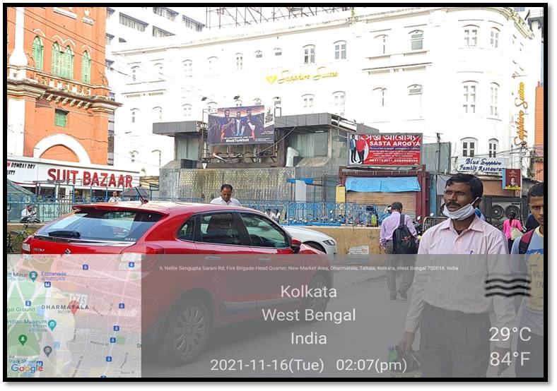 Billboard - Lindsay Street/New Market, Kolkata, West Bangal Billboard - Lindsay Street/New Market, Kolkata, West Bangal
