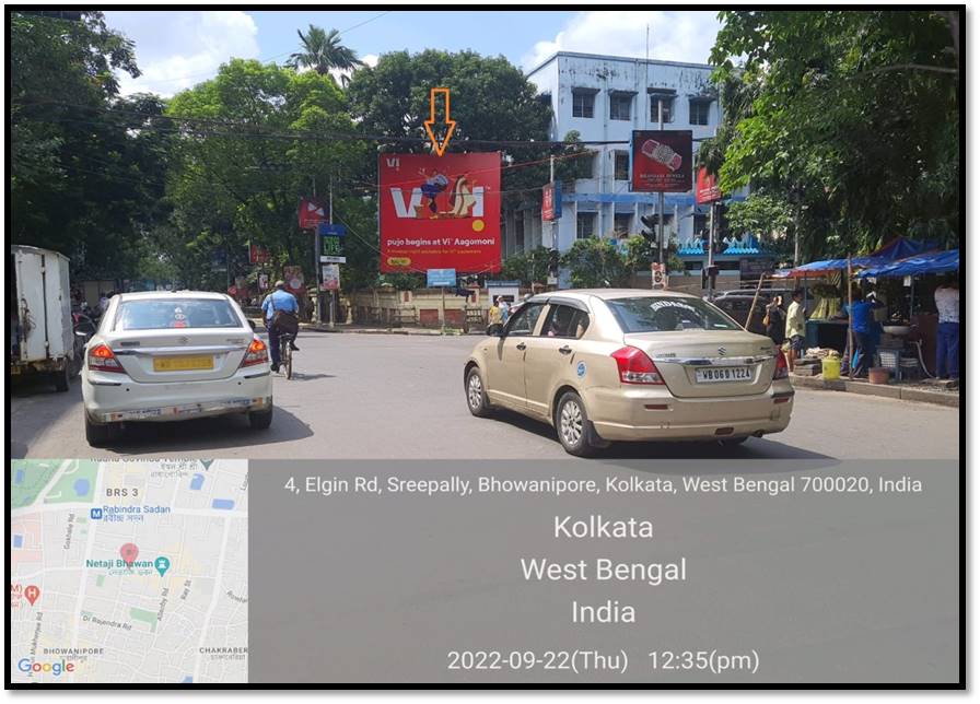 Billboard - Elgin Rd - Lee Rd Crossing near Forum Mall, Kolkata, West Bangal Billboard - Elgin Rd - Lee Rd Crossing near Forum Mall, Kolkata, West Bangal