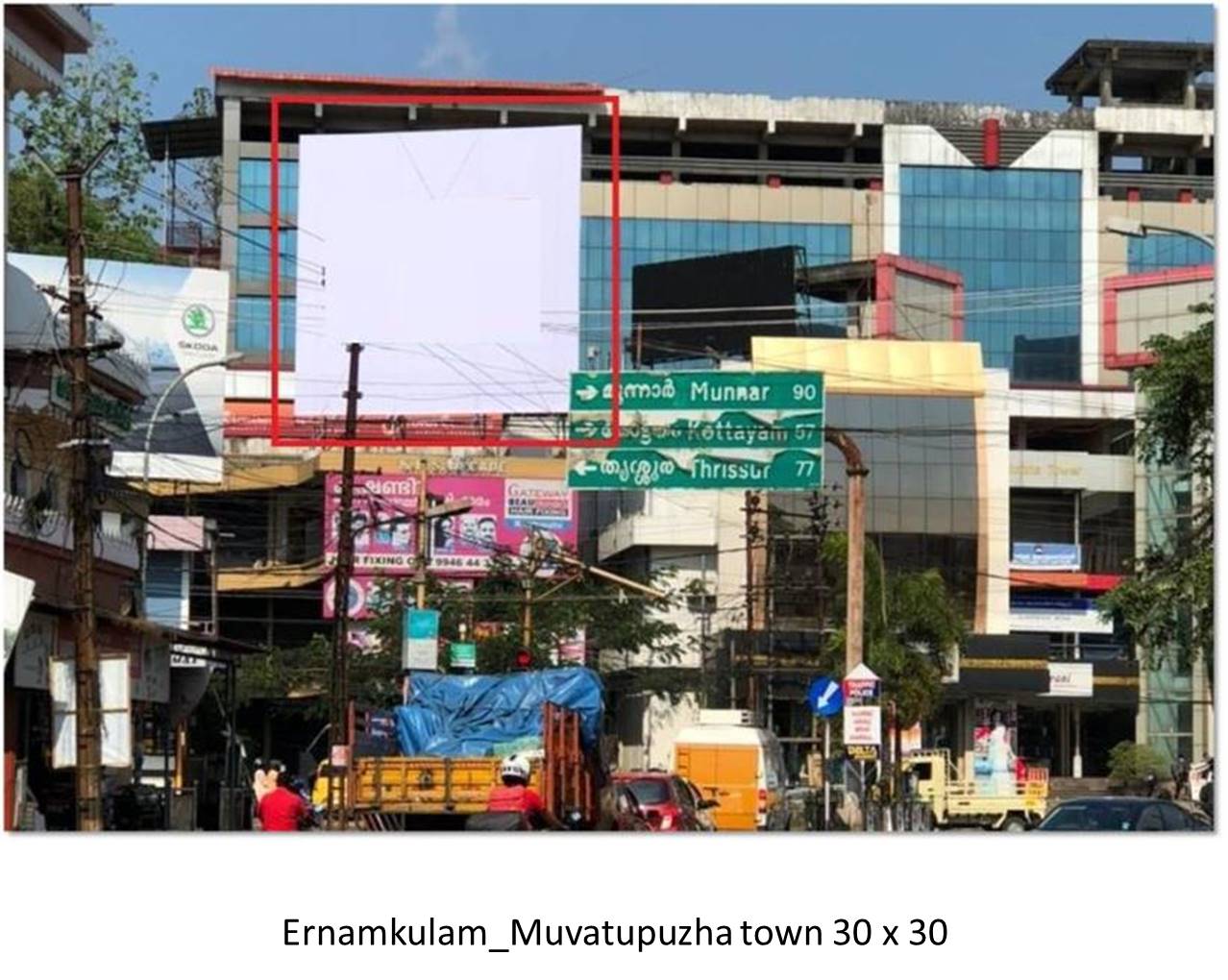 Hoarding-Muvattupuzha Town, Ernamkulam, Kerala Hoarding-Muvattupuzha Town, Ernamkulam, Kerala