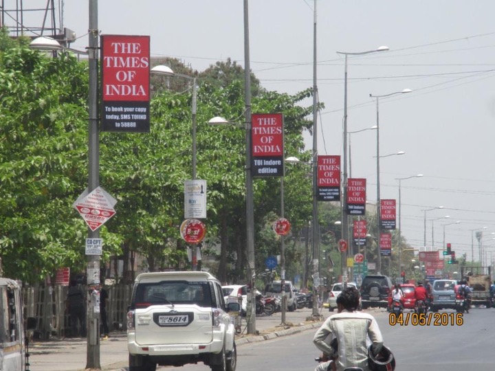 Pole Signages - Satya Sai, Indore, Madhya Pradesh Pole Signages - Satya Sai, Indore, Madhya Pradesh