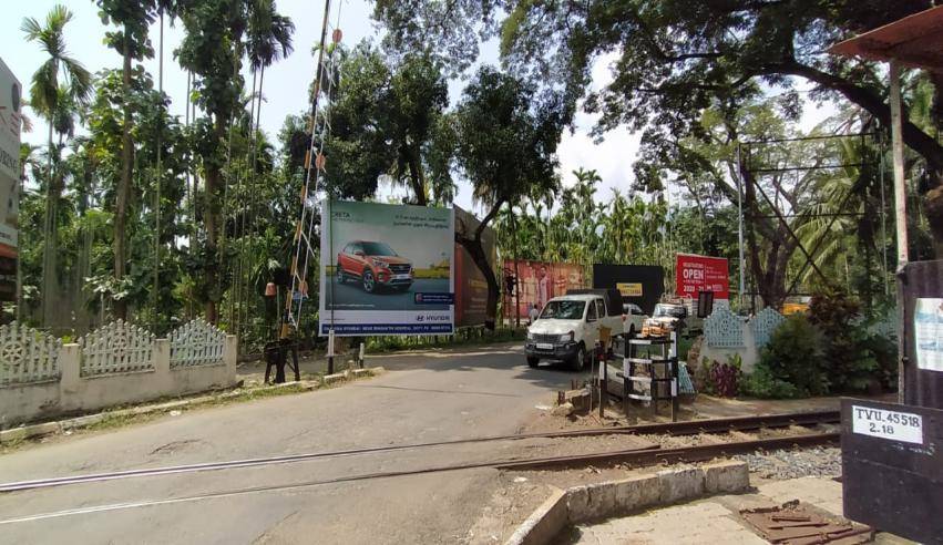 Hoarding-Railway Junction Gate, Nilgiris, Tamilnadu Hoarding-Railway Junction Gate, Nilgiris, Tamilnadu
