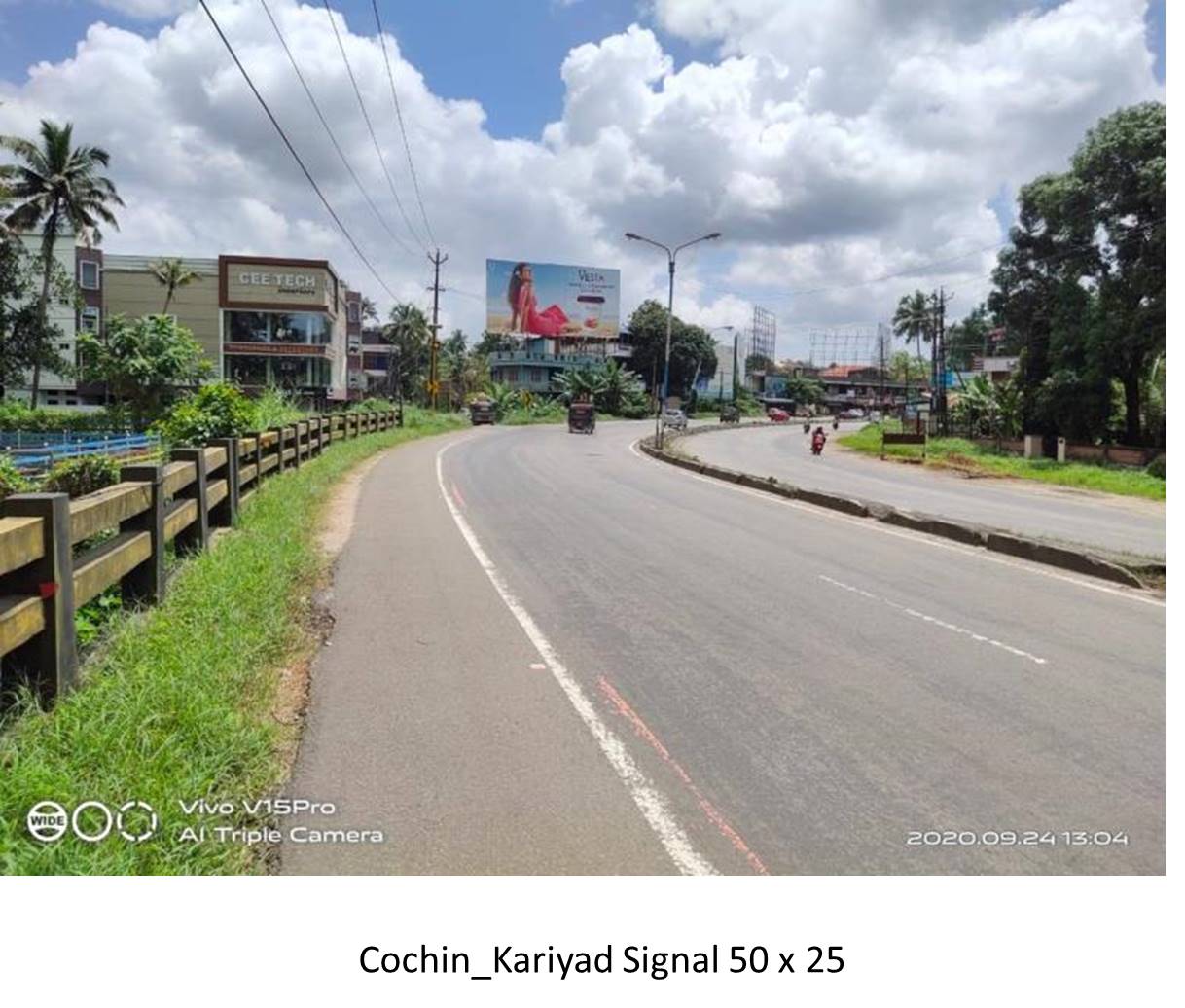 Hoarding-Kalamassery Metro Station, Cochin, Kerala Hoarding-Kalamassery Metro Station, Cochin, Kerala