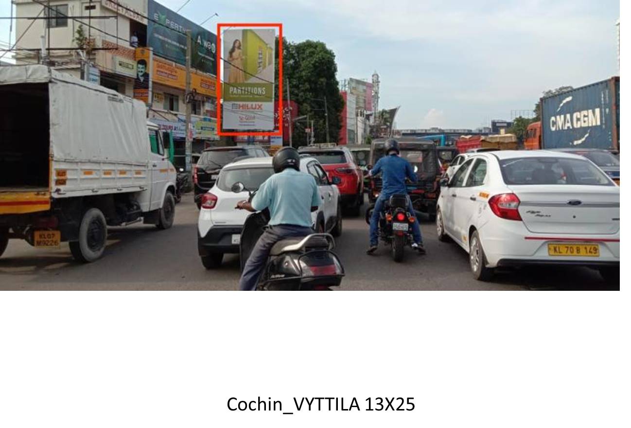 Hoarding-Vyttila Janatha S A Road, Cochin, Kerala Hoarding-Vyttila Janatha S A Road, Cochin, Kerala