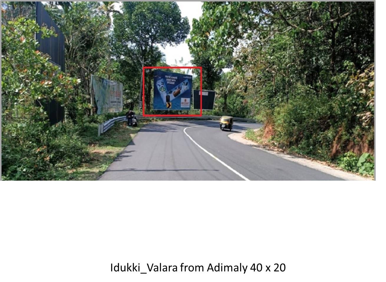 Hoarding-Adimaly Koompanpara, Idukki, Kerala Hoarding-Adimaly Koompanpara, Idukki, Kerala