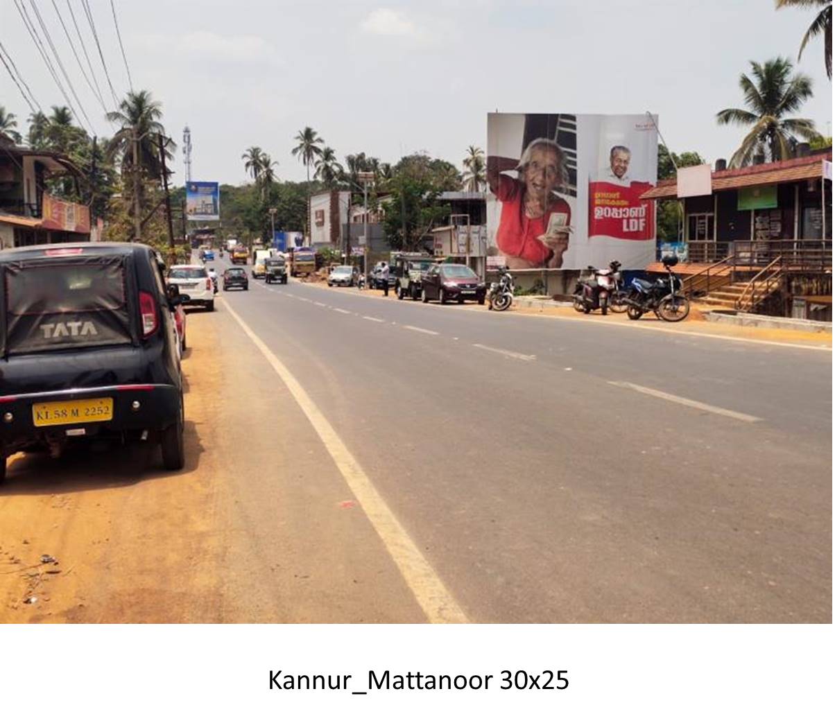 Hoarding-Mahe Town, Kannur, Kerala Hoarding-Mahe Town, Kannur, Kerala