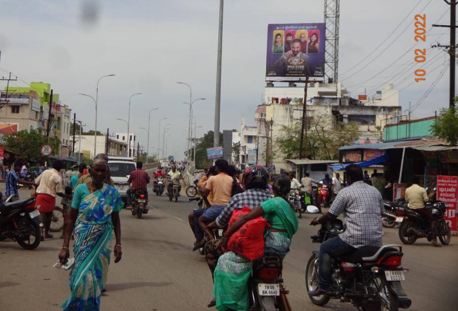 Hoarding-New Flyover - Nr. Roundana - Lalgudi Bazaar Jn, Trichy, Tamilnadu Hoarding-New Flyover - Nr. Roundana - Lalgudi Bazaar Jn, Trichy, Tamilnadu