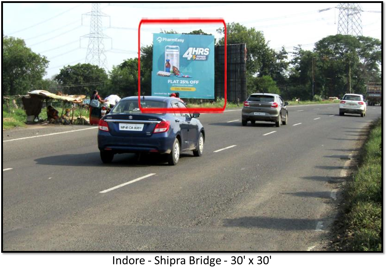 Billboard - Kshipra Bridge, Indore, Madhya Pradesh Billboard - Kshipra Bridge, Indore, Madhya Pradesh