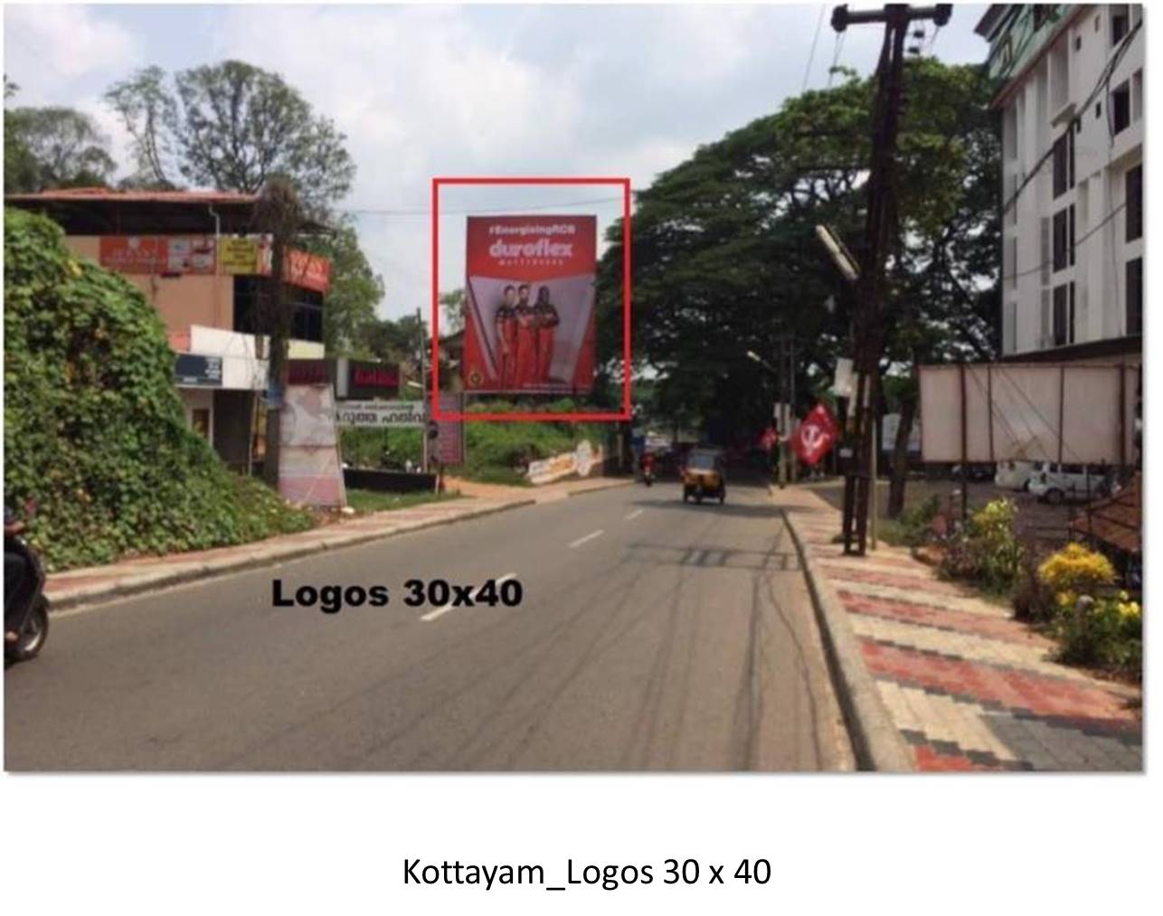 Hoarding-Logos Junction, Kottayam, Kerala Hoarding-Logos Junction, Kottayam, Kerala