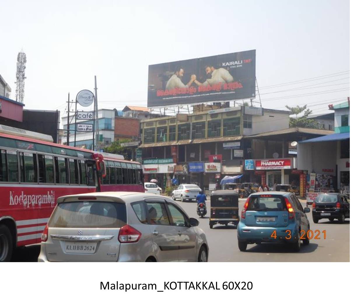 Hoarding-Kottakal town, Malapuram, Kerala Hoarding-Kottakal town, Malapuram, Kerala