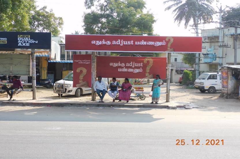 Bus Shelter-Pudur Bus Stop 2, Coimbatore, Tamilnadu Bus Shelter-Pudur Bus Stop 2, Coimbatore, Tamilnadu