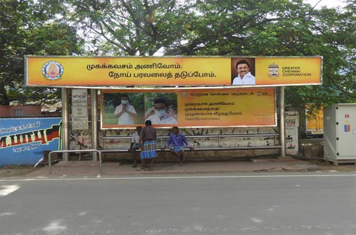 Bus Shelter-Ennore, Chennai, Tamilnadu Bus Shelter-Ennore, Chennai, Tamilnadu
