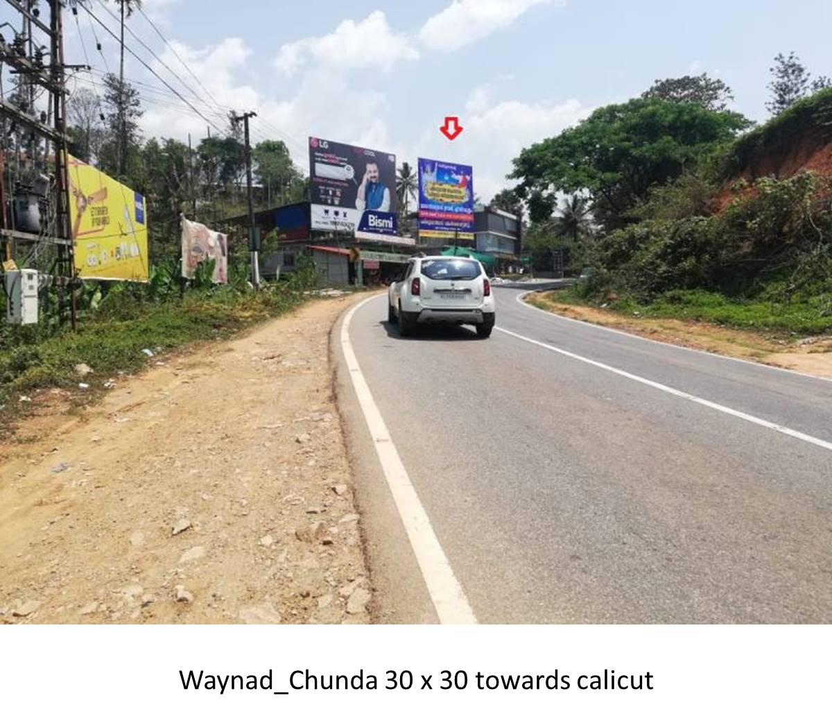 Hoarding-Chunda, Waynad, Kerala Hoarding-Chunda, Waynad, Kerala