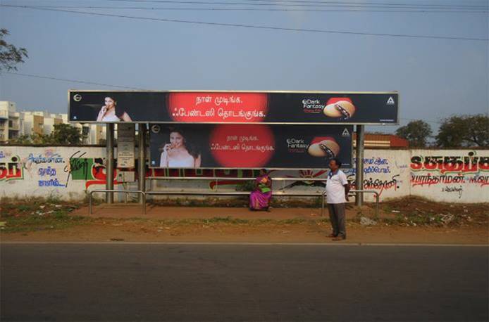 Bus Shelter-Puzhal, Chennai, Tamilnadu Bus Shelter-Puzhal, Chennai, Tamilnadu