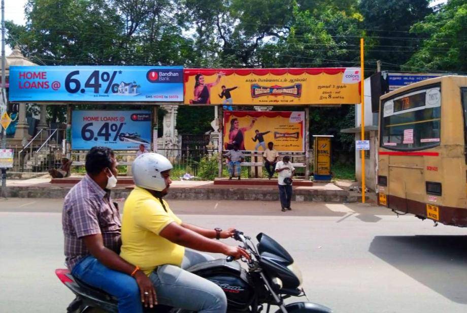 SS Bus Shelter-THAMUKKAM, Madurai, Tamilnadu SS Bus Shelter-THAMUKKAM, Madurai, Tamilnadu