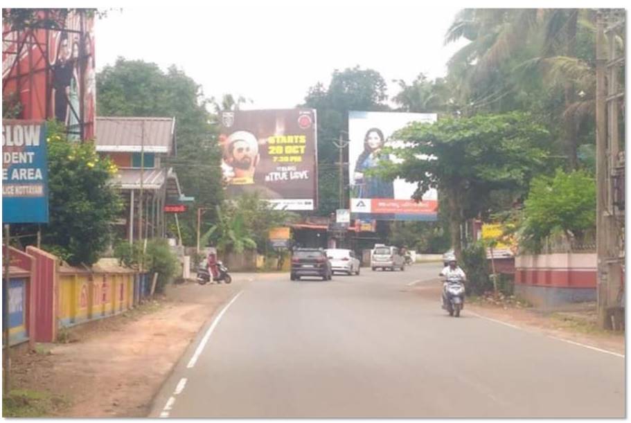 Hoarding-Pallom near, Kottayam, Kerala Hoarding-Pallom near, Kottayam, Kerala