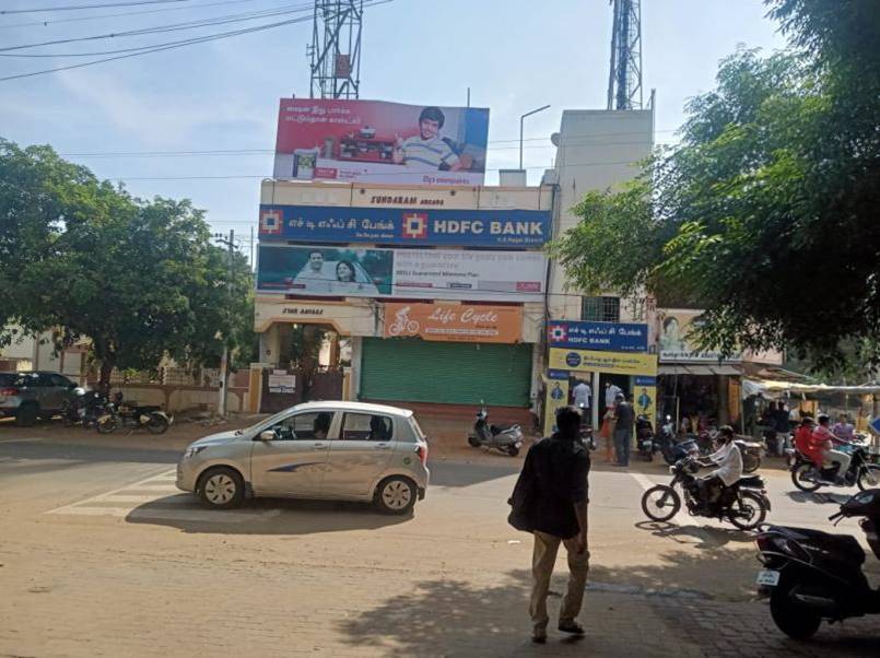 Hoarding-KK nagar bus stand, Trichy, Tamilnadu Hoarding-KK nagar bus stand, Trichy, Tamilnadu